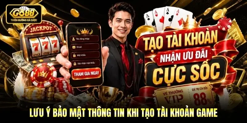 Lưu ý bảo mật thông tin khi tạo tài khoản game Lưu ý bảo mật thông tin khi tạo tài khoản game