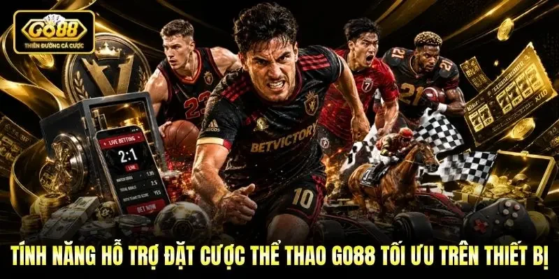Tính năng hỗ trợ đặt cược Thể thao Go88 tối ưu trên thiết bị Tính năng hỗ trợ đặt cược Thể thao Go88 tối ưu trên thiết bị
